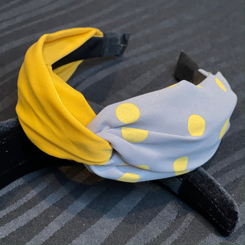 Yellow and Grey Headband