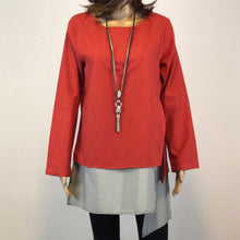 Load image into Gallery viewer, Chic Layered Linen Blend Tunic