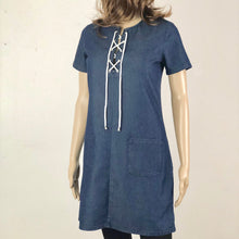 Load image into Gallery viewer, Dark Blue Linen Blend Tunic