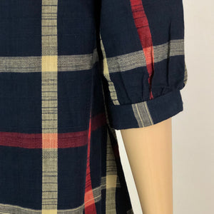 Black Check Print Tunic