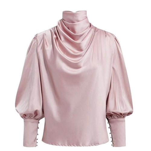 Pink Satin Top