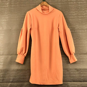 Peach Jumper Dress